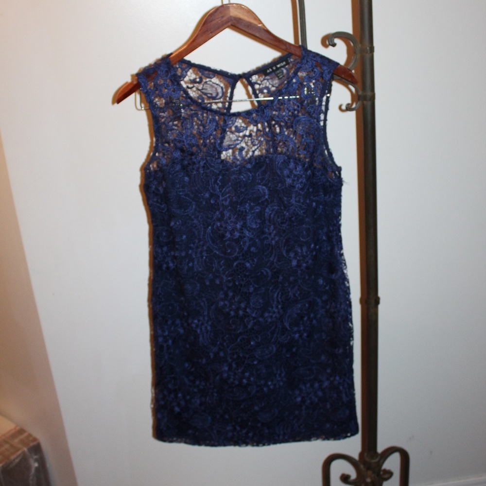 As You Wish Navy Blue Dress